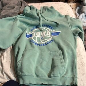 Green Iowa volleyball Championships Hoodie